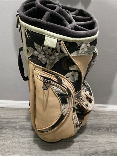 Burton 13 Way Cart Golf Bag Slammer & Squire Women's Floral Pattern - Picture 4 of 10