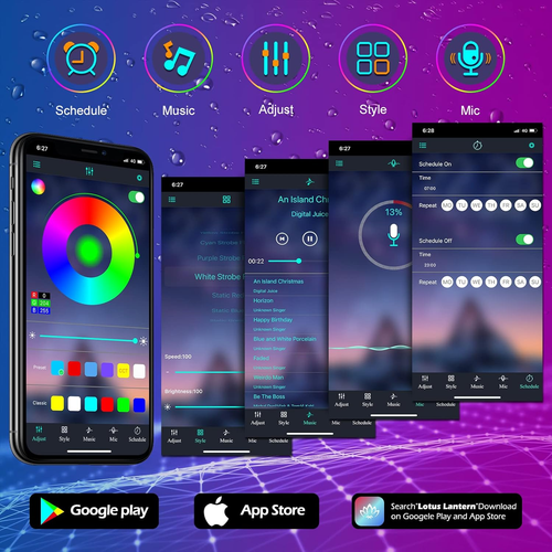 AILBTON 100ft Outdoor LED Strip Lights Waterproof,IP68 Outside Led Light Strips  - Bild 7 von 7