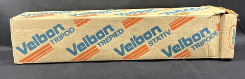 Trípode ajustable profesional de aluminio Velbon VE-3 22"-60" cámara video de colección NUEVO EN CAJA - Imagen 2 de 24