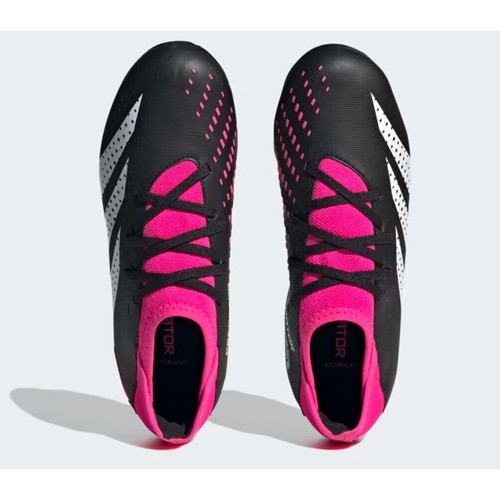 Botines de fútbol Adidas Predator Accuracy.3 FG J negros/blancos/pnk talla 5 - Imagen 5 de 9