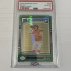 2024 Panini Donruss Optic #209 Bo Nix Green Hyper PSA 10
