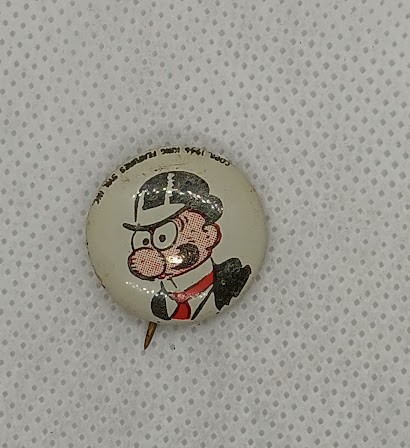 Vintage Kellogg's Pep Barney Google Pinback button 1940's. Premium giveaway - Picture 2 of 3
