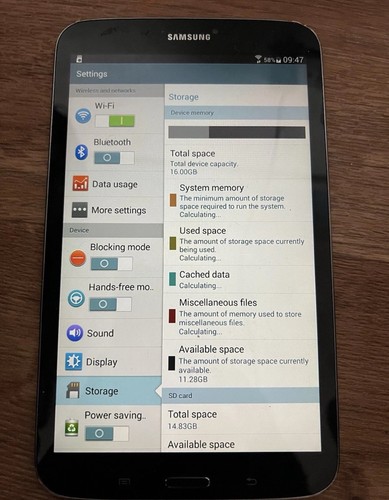 Samsung Galaxy Tab 3 - SM-T310 Black Wi-Fi 16GB Android Tablet - Picture 4 of 6