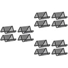 12 stücke Eisen Mesh Inhaber Name Organizer Metal Business Rack Telefonständer