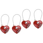 2 Pack Locks for Traveling Bags Suitcase Padlock Luggage Suitcases