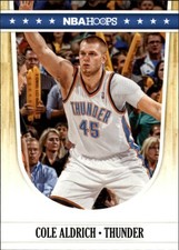 2011-12 Hoops #168 Cole Aldrich - BSK
