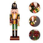 1PC Holzpuppe Soldat Haushalt Walnuss Soldat Handwerk (Random Style 30cm)