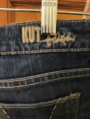 Jeans donna Kut From The Cloth Farrah bambino bootcut taglia 8 "nuovo con etichette" - Foto 10 di 17