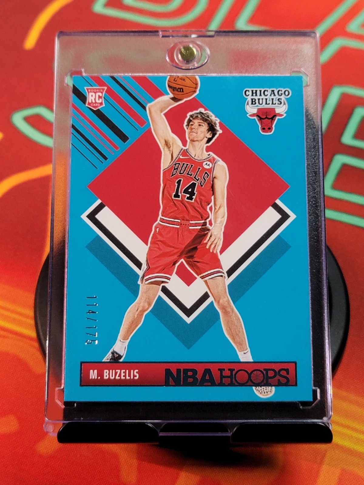 2024-25 Hoops #295 Matas Buzelis SP Teal #/175
