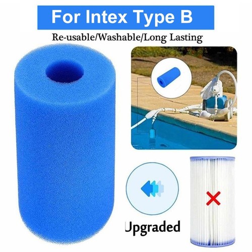 Filter Sponge Blue Cartridge Replcaement Sponge Swimming Pool Washable