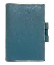 Authentic Hermes Notebook Cover Women's Blue