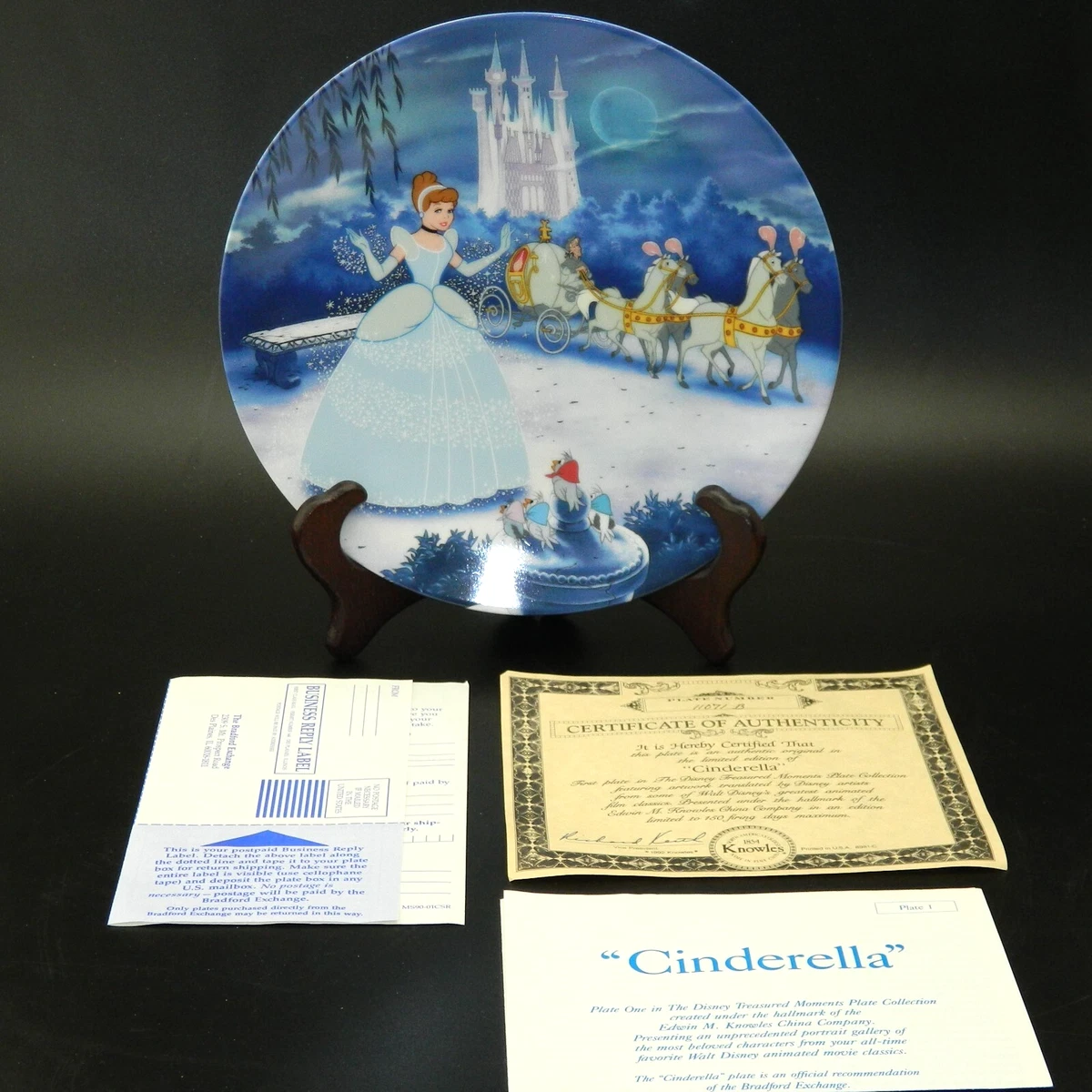 Bradford Exchange Cinderella Plate In Disney Plates 1968-Now for