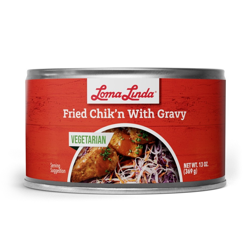 Loma Linda - Fried Chik'n with gravy (13 oz.) - Plant Based Vegetarian
