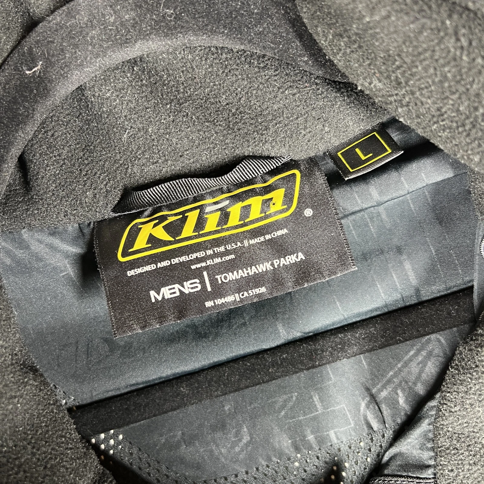 KLIM Jacket Mens L Black Tomahawk Parka Waterproof Breathable Skiing Windproof image 3