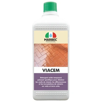 Détergent pour sols Détartrant acide tamponné Terracotta VIACEM - Photo 1/4