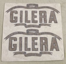 Pair Stickers Logos Tank Gilera Saturn AD660091