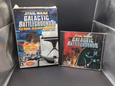 Star Wars Galactic Battlegrounds + Clone Campaign Expansion PC