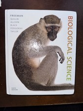 Pearson Biological Science Sixth Edition Hardcover Textbook by S. Freeman