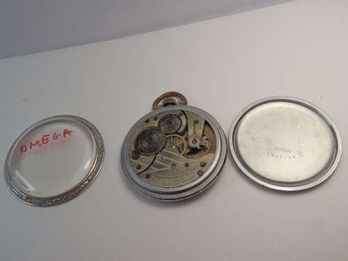 Viintage Jensen Herzer Jeck Pocket Watch with Omega 15J Movement 2 Adjust RARE - Picture 10 of 18