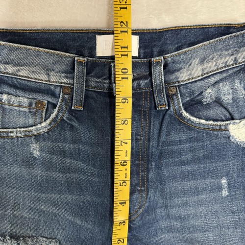 NWT Boyish The Billy High Rise Skinny Jeans Size 24 Distressed Button Fly Mame - Picture 11 of 15