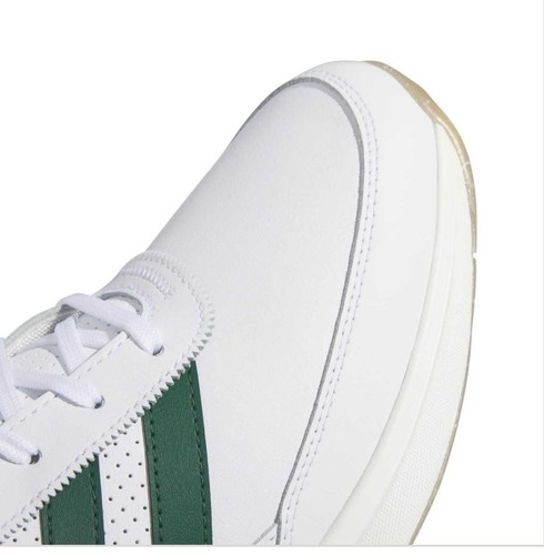 Adidas S2G SL Leather 24 Golf Shoe IF0299 Cloud White / Collegiate Green 7.5M - Picture 6 of 10