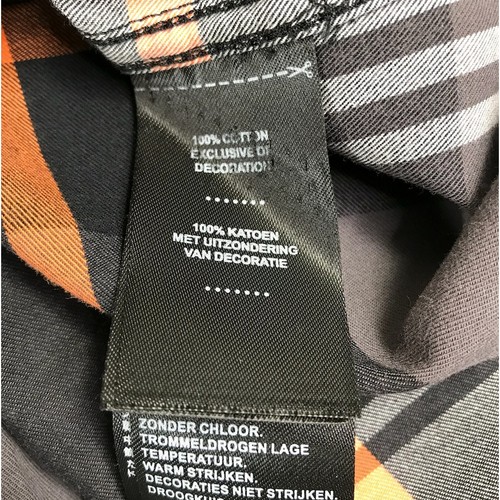 Camisa a Cuadros Harley-Davidson Apilada Barra y Escudo Manga Larga 3XL Moto Motociclista Nueva Sin Etiquetas - Imagen 10 de 14