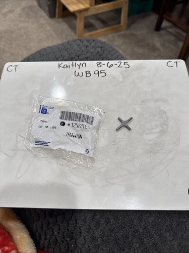 GM GENUINE OEM # 12522163 new POWER MIRROR GLASS TRUNNION CROSS PIECE 3 mm DIA