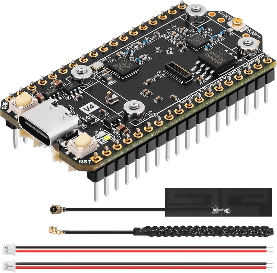 Scheda di sviluppo ESP32 LoRa V4 WiFi Bluetooth GPS e solare per Arduino LoRaWAN - Immagine 2 di 4