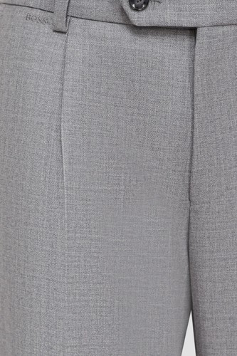 Boss elegante graue Hose 100% Wolle Hose Relaxed Fit - Größe 32R - Bild 6 von 7