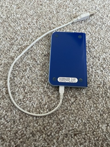 Western Digital My Passport 320GB External HDD USB 2.0 Blue Tested Works Mac/Win - Picture 3 of 3