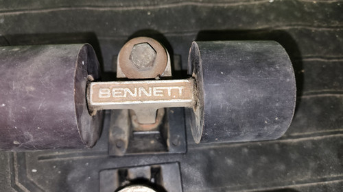 Vintage Powerflex 3 ruote per skateboard con camion Bennett Power FLEX SKATE - Foto 3 di 8