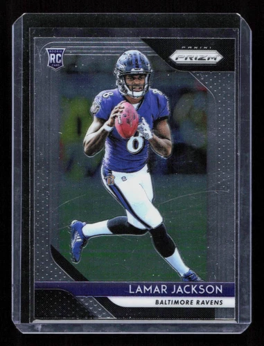 Lamar Jackson 2018 Panini Prizm #212 Base Rookie