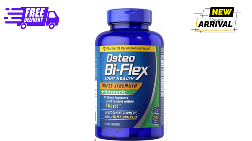 Osteo Bi-Flex Triple Fuerza + Suplemento Soporte Articular Cúrcuma 220 Cápsulas