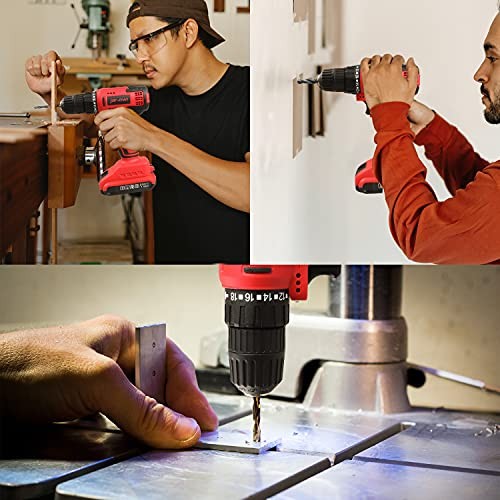 21V Max Cordless Drill/Driver Kit, Brushless, Tool Set with Drill and Red - Picture 4 of 8