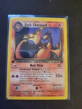 Pokemon TCG 1st Edition Dark Charizard 21/82 Non-Holo Rare - Excellent LP