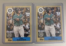 (2)  Cal Raleigh (RC) 2022 Topps Series 1 1987 Topps 35th Anniversary #T87-72
