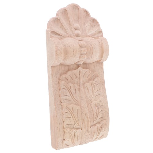 Decorative Wood Onlays: Vintage Carved Appliques - Unfinished Wood Corbels for - Picture 6 of 12