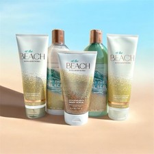 BATH  BODY WORKS At The Beach Scrub, Cream, Shampoo  Conditioner SET NEW 