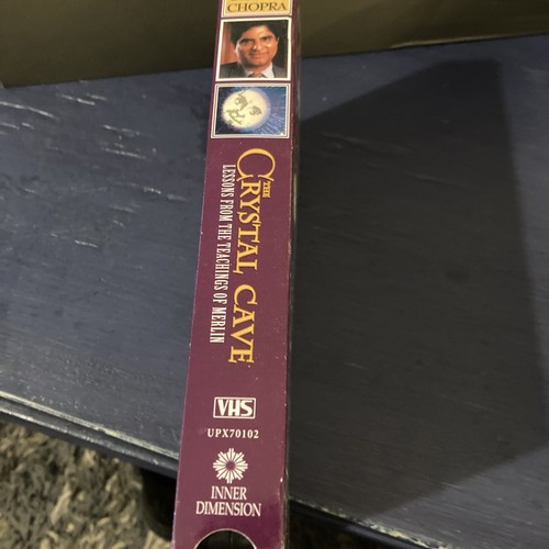Deepak Chopra - The Crystal Cave: Lessons From the Teachings of Merlin VHS 1996 - Picture 2 of 8