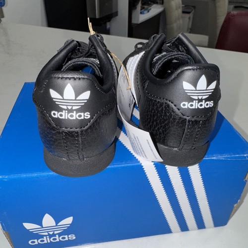 Scarpe Adidas Samoa I taglia 7K bambini ragazzi ragazze bianche e nere giovani unisex nuove - Foto 5 di 11