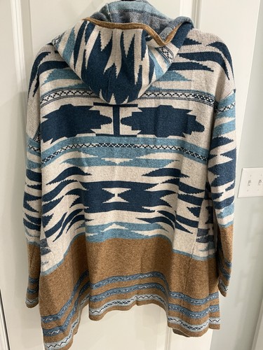 II Sisters Azteken Ureinwohner Südwesten lässige Strickjacke Hoodie Pullover Winter Small - Bild 6 von 6