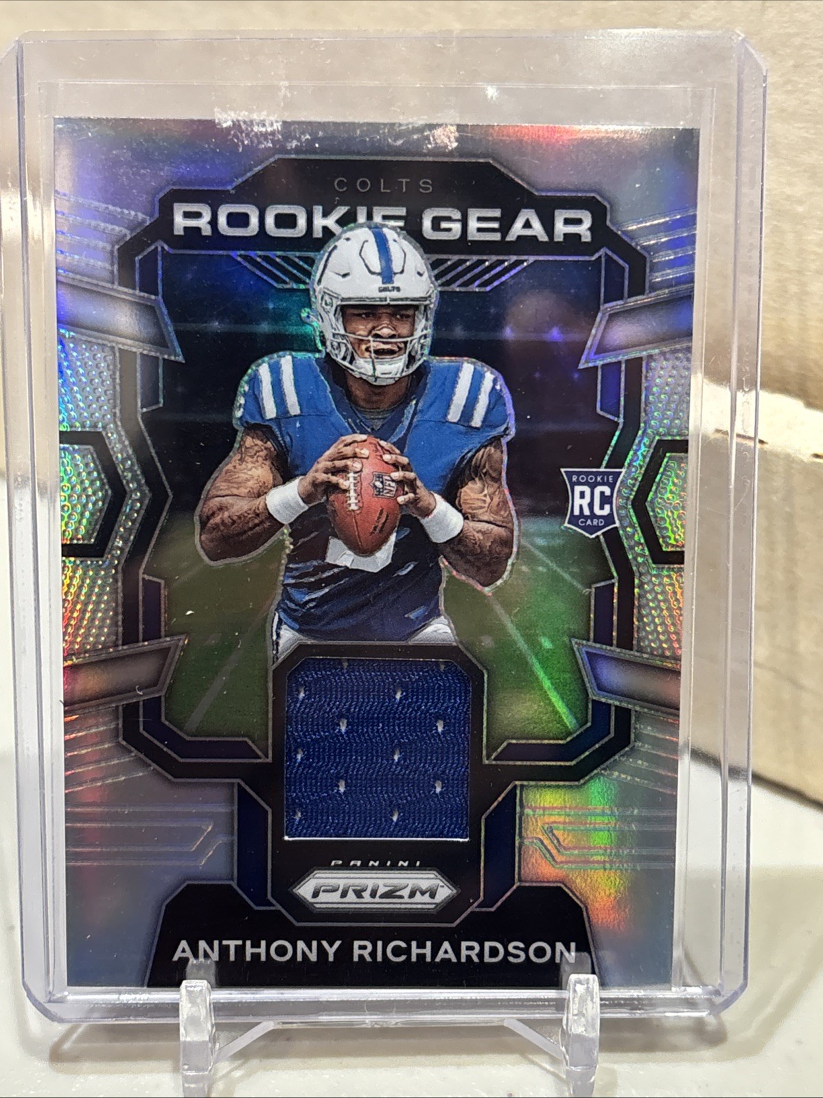 2023 Prizm #RG-AR Anthony Richardson Rookie Gear Jersey Patch