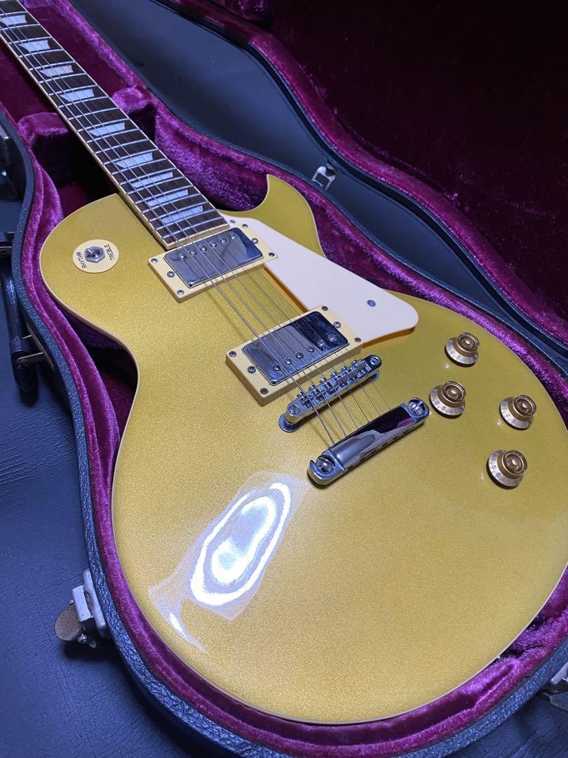 Fujigen Anboy Gold Top Vintage Electric Guitar 80s-90s Era