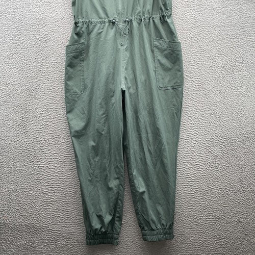 Gap Jumpsuit Women's Large Army Green Minimalist Boho Travel Academia Workwear - Picture 4 of 14