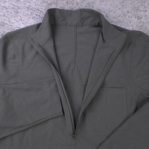 Lululemon Pullover Mens Large WovenAir Half Zip Sweater Lightweight Zip Pockets - Picture 4 of 8