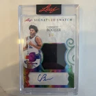 2026 Leaf Signature Swatch CAM BOOZER Autograph Game-Used Jersey /3 RC Rookie