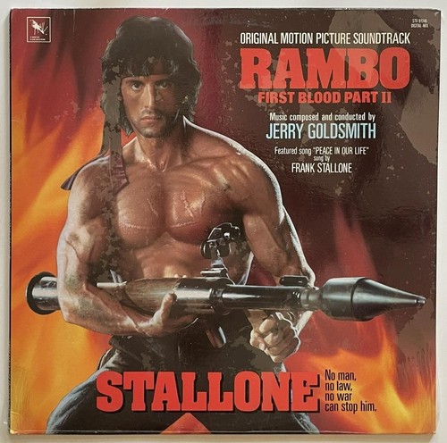 Rambo First Blood Part II (Jerry Goldsmith) LP SEALED NOS Varese Sarabande