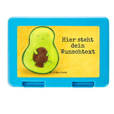 Brotdose Personalisiert Avocado Kern Design - Geschenk Pflanze Liebe Lunchbox
