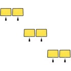  3 Count Clips for Banners Clothing Rack Sign Holder Plastic Label