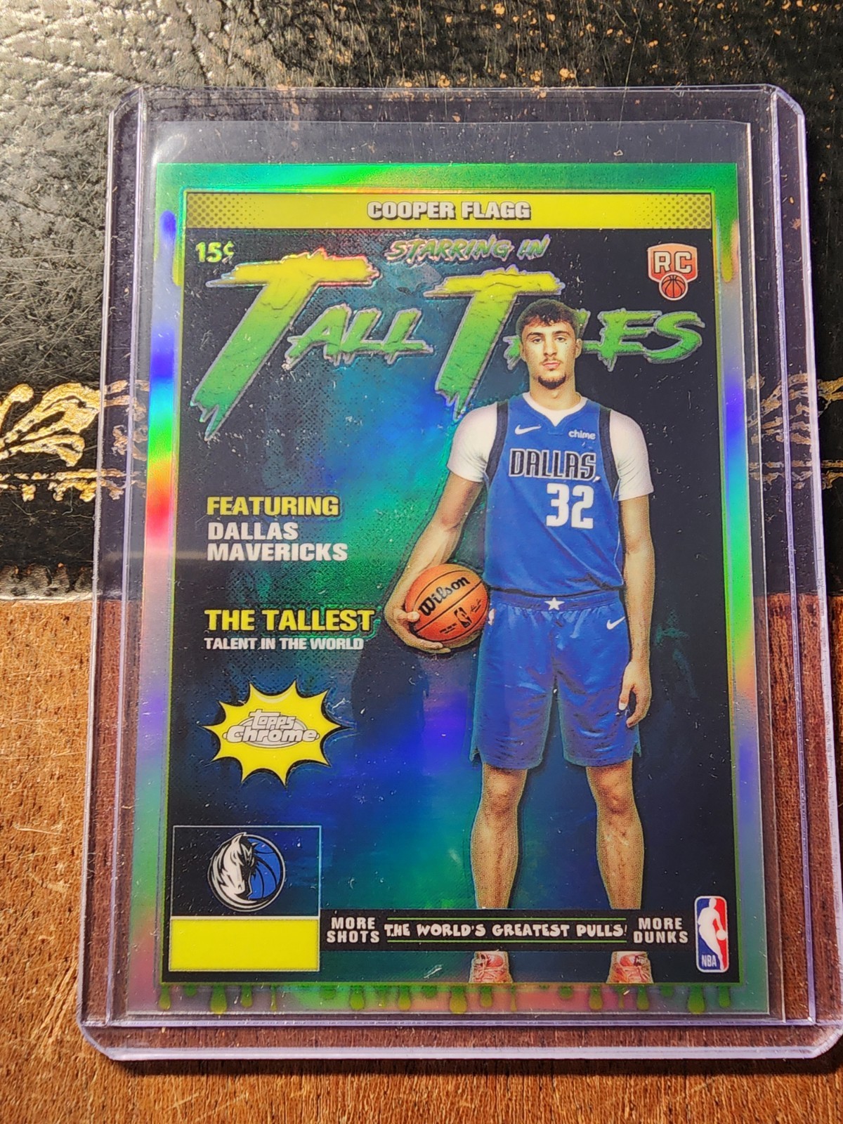 2025 Topps Chrome Cooper Flagg Tall Tales Silver Refractor